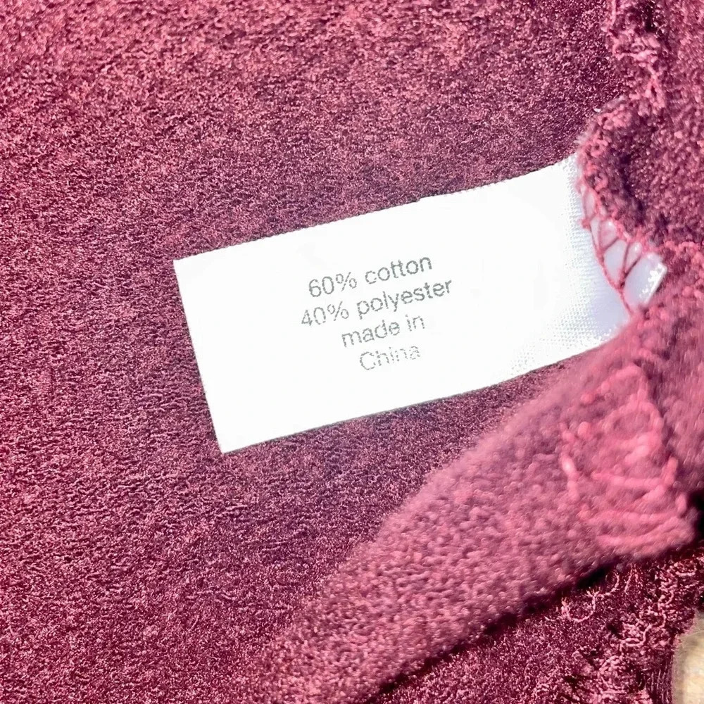 LANE BRYANT “Stay Spooky” Crewneck Sweater - Size 18/20 Maroon - Picture 7 of 10